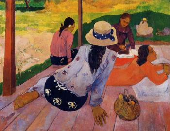 Paul Gauguin : The Siesta